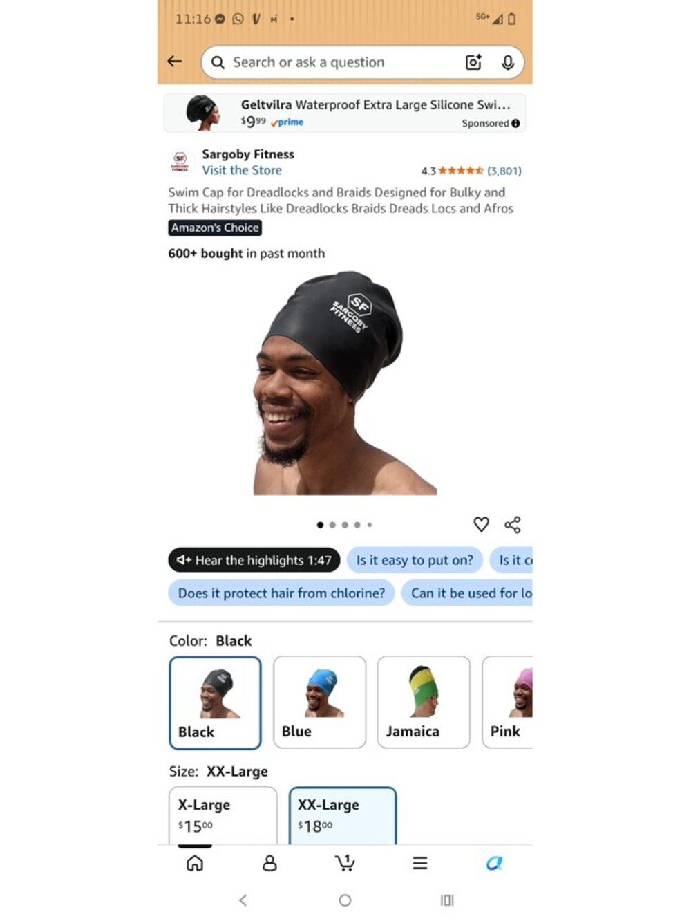 Swim cap [COPY]
